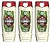 Old Spice Body Wash - Citron With Sandalwood - Net Wt. 16 FL OZ (473 mL) Per Bottle - Pack of 3