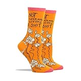 Not Super Into Giving A Shit Women's Crew Socks