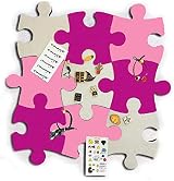 MCLEULLA Felt Bulletin Board Tiles 9 pcs Colorful Self Adhesive Pads view 6