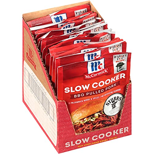 McCormick Slow Cooker BBQ Pulled Pork Seasoning Mix, 1.6 oz (Pack of 12