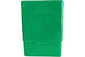 EA CAREY Crush-Proof Plastic 2 Piece Cigarette Case for King & 100s (1, Green)