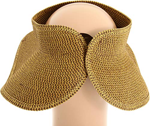 San Diego Hat Company Women's UBV002 Sun Hat Visor Multi Honey One Size