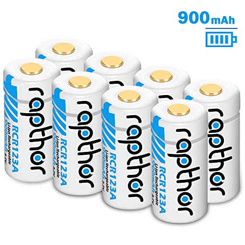 Lithium-ion Rechargeable Battery [900mAh 3.7V 8Pack] for Arlo Wireless Security Camera (VMC3030/VMK3200/VMS3230/3330/3430/3530) Flashlight Polaroid Microphone