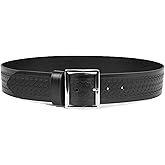 First Class Police, Sheriff, and Security 1.5" & 1.75" Plain and Basketweave Uniform Work Duty Genuine Leather Belt