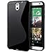 HTC Desire 610 Case, Cimo [Wave] Premium Slim TPU Flexible Soft Case for HTC Desire 610 (2014) - Black