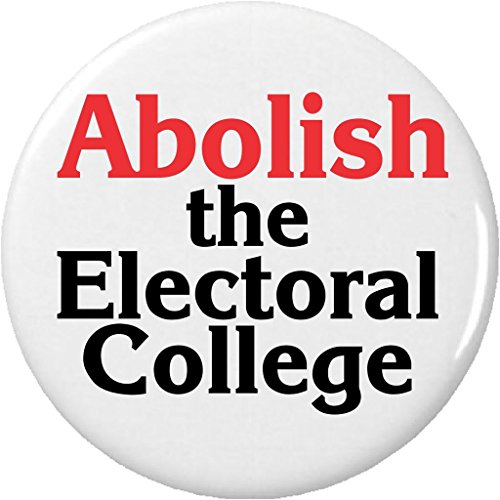 Abolish the Electoral College 1.25â€ Button Pin Voter Voting People USA Rights