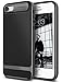 iPhone SE Case, Caseology [Wavelength Series] Textured Pattern Grip Cover [Black] [Shock Proof] for Apple iPhone SE (2016) & iPhone 5S / 5 (2013) - Black