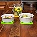 Premium Silicone Pot Holders for Kitchen - Easy to Clean Trivets for Hot Pots and Pans - This Kitchen Tool Works Well as Silicone Trivet, Hot Pads for Oven, Potholders (7x7 in, Green, 1 Pair)