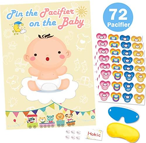 Pin The Pacifier On The Baby Game