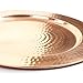 Koyal Wholesale 4-Pack Copper Metal Hammered Charger Plates