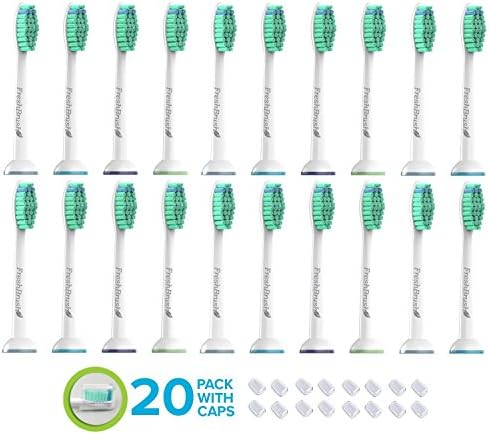Electric Toothbrush Replacement Head Compatible with Phillips Sonicare 3 Series - 20 Pack