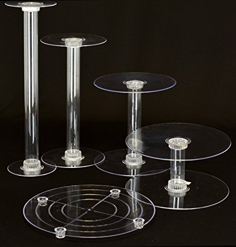New 5 TIER CASCADE WEDDING CAKE STAND (STYLE R500-B)
