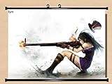 NEW Home Decor Anime League of Legends LoL Caitlyn Cosplay Wall Scroll Poster Fabric Painting 22 X 16 Inches-215