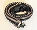 Ten Point Gear Extra Wide Gun Sling Paracord 550 Adjustable w/Swivels (Multiple Color Options) (Black & Coyote Brown)