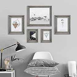 Eosglac 4x6 Rustic Picture Frame, Farmhouse Photo