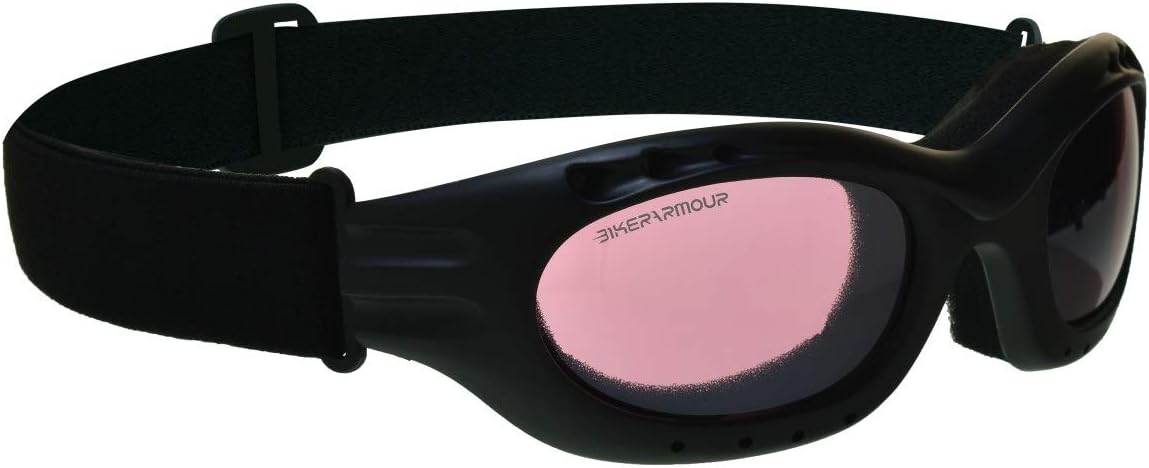 pink motorcycle goggles