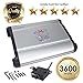 Car Amplifiers - ST-3600.1 MonoBlock Amplifier 1 Ohm Stable 3600W w/ Remote Subwoofer Level Control