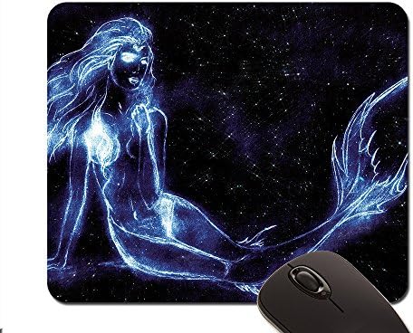 Raypad Mermaid in the starry skyCustomized Rectangle Non-Slip Rubber Print mouse pad 7.8"x9.4"(200x240mm)