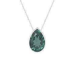 LUSTRE AND LIGHT Pear Shape Natural Green