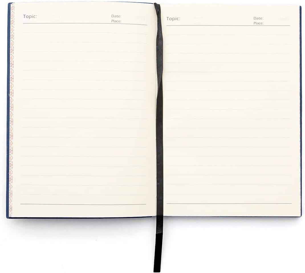 Thick Classic A5 Notebook with Pen, Vintage Travel Notebook and Pen, Journal Diary Business Daily Ideas Notepad - Image 5