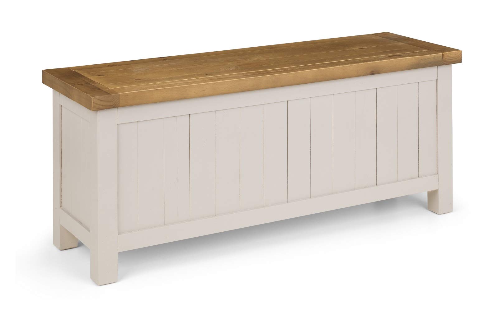 Julian Bowen Aspen Storage Bench - Grey Wash Benches