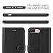 TUCCH iPhone 8 Plus Case, iPhone 7 Plus Wallet Case, Leather Wallet Phone Case [Card Slot] [Flip] [Wallet] [Stand] Carry-All Case Compatible with iPhone 8 Plus/7 Plus 5.5 Inch, Black