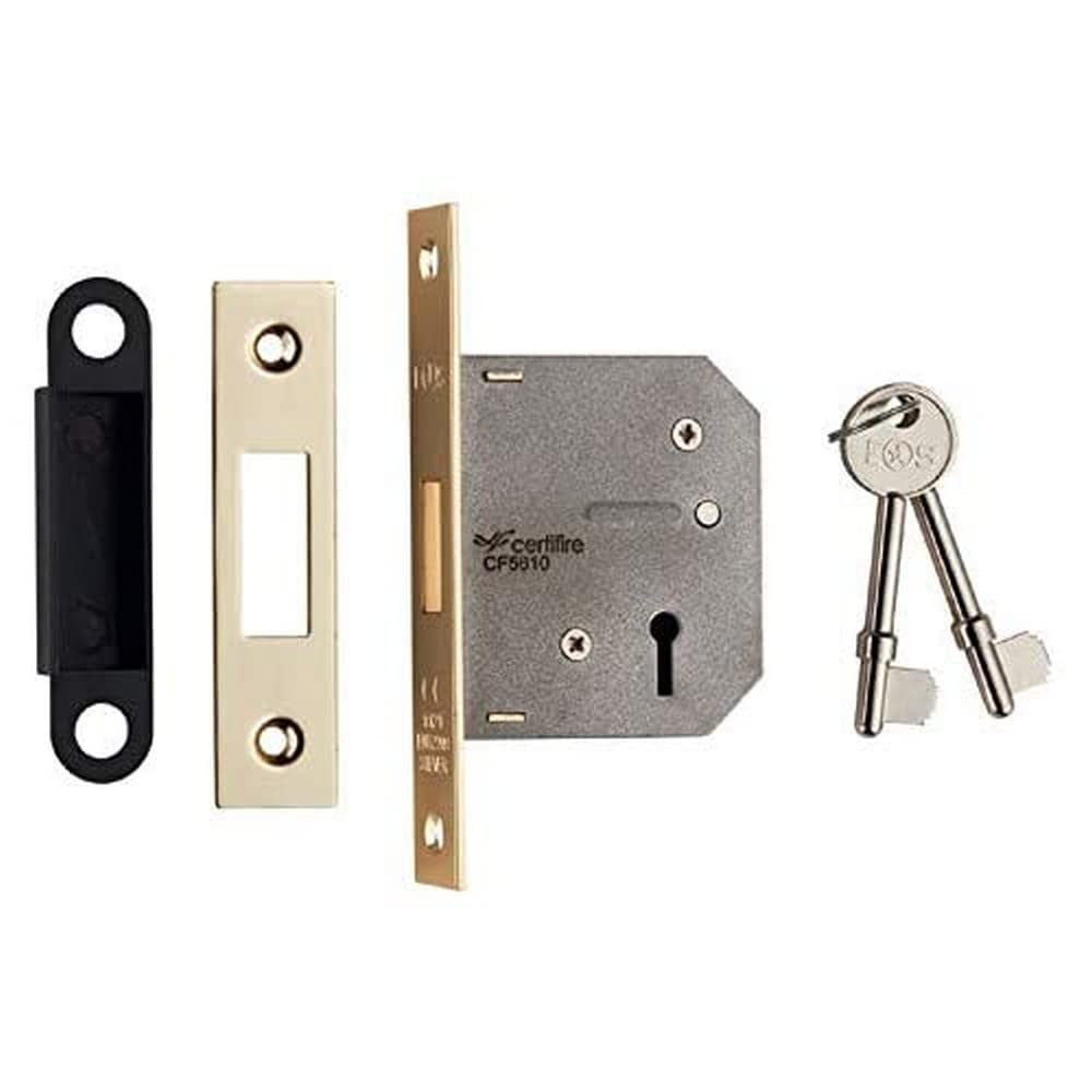 EASI-T 3 LEVER DEADLOCK 64MM RESIDENTIAL (SATIN)