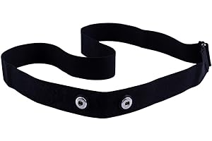Rich Green Valley Compatible with Polar H10 H9 H7 H1 Wahoo Tickr Garmin HRM Heart Rate Monitor Chest Strap,Black