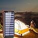 Solar Charger Portable Charger 24000mAh PLOCHY Power Bank Fast Charging External Battery Backup 3-Port output USB &Dual input for All Cell/Smart Phone Tablet,IPhone,IPad, Galaxy,Android & More