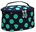 Makeup Train Case Cosmetic Bag Travel Storage Case Small Make up Bag X-183 (X-183-3)