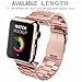 Valuebuybuy Stainless Steel Metal Clasp Buckle Wrist Strap for Apple Watch - Rose Gold/38mm
