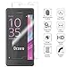 [2 Pack] Orzero Sony Xperia X & X Performance Tempered Glass Screen Protector 0.26mm Clear 2.5D Arc Edges 9 Hardness High Definition Anti Glare Anti Fingerprint [Lifetime Replacement Warranty]