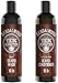 Beard Wash & Beard Conditioner Set w/Argan & Jojoba Oils - Softens & Strengthens - Natural Sandalwood Scent - Beard Shampoo w/Beard Oil (10oz)
