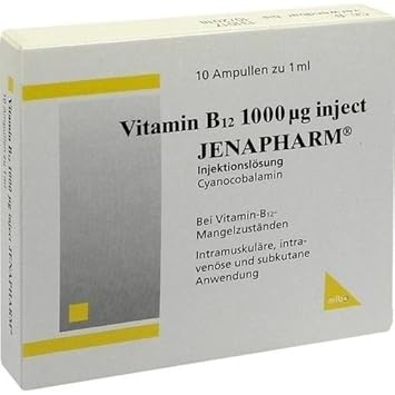 Vitamin B12 Jenapharm 1000 µg Ampullen, 10 St.