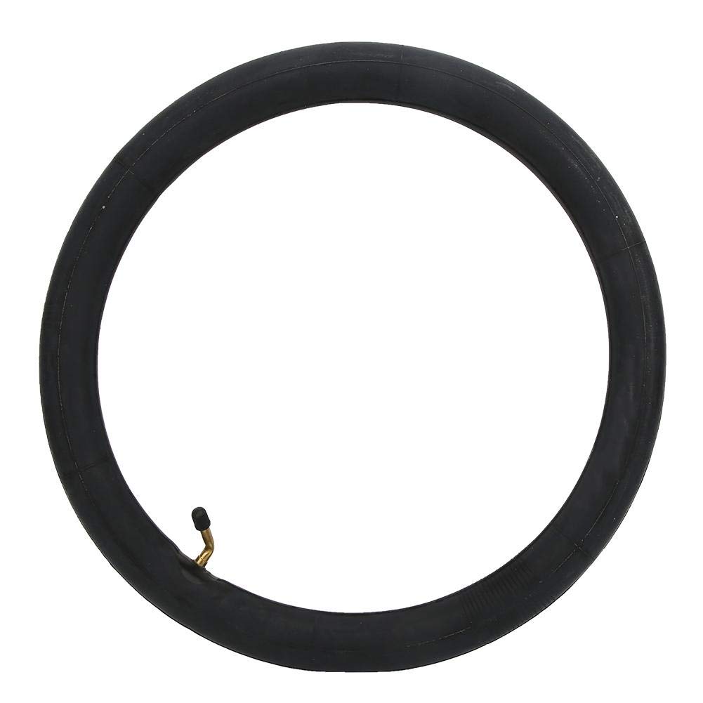 Inner Tube, Electric ycle Butyl Rubber Inner Tube with Metal Bent Valve E Bike Accessories Inner Tube with Bent Valve Stem Electric ycle Bent Valve Inner Tube (16X2.125)