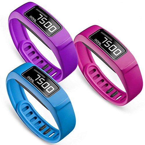 SKYLET for Garmin Vivofit 2 Bands, Soft Silicone Replacement Bands for Vivofit 2 Wristband Bracelet with Clasp Small Large Kids Men Women (NOT for Garmin Vivofit 1, No Tracker)