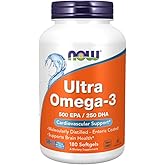 NOW Foods - Ultra Omega-3 500 EPA/250 DHA - 180 Softgels