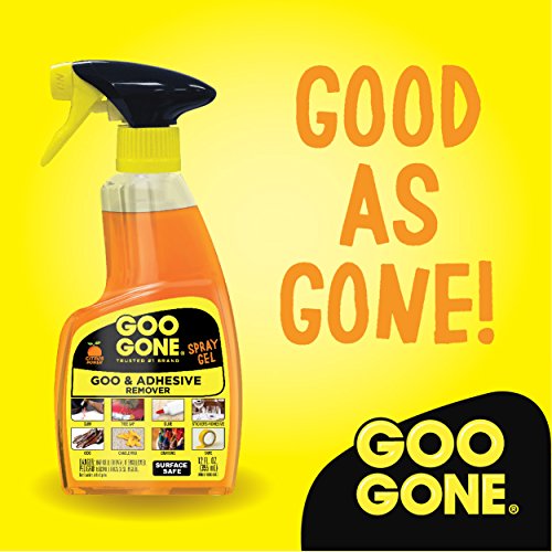 Goo Gone Adhesive Remover Spray Gel 2 Pack and Sticker Lifter
