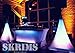 SKRIMS Super Flexible Speaker Stand Cover - Four Way Stretch White Spandex DJ Scrim - 3-Sided Tripod Skirt - 360 Degree Coverage, Cable Management Pass-Thru and Travel Bag