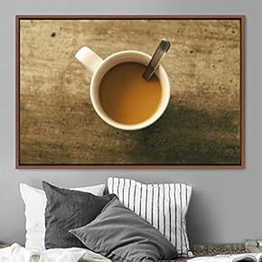 signwin Framed Canvas Wall Art Coffee in The...