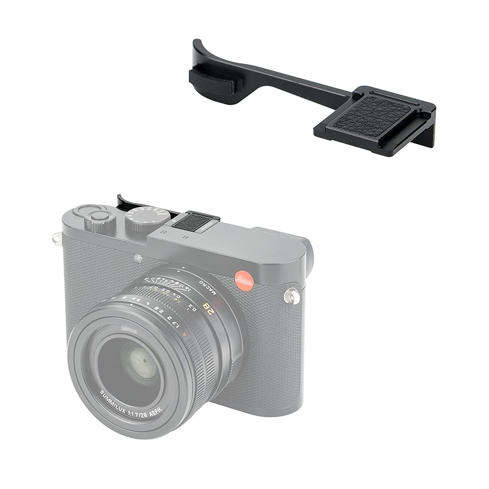 JJC Thump Up Grip for Leica Q2 Camera, Leica Q2 Hot Shoe Mount Thumb Support Enhanced Grip, Camera Accessory