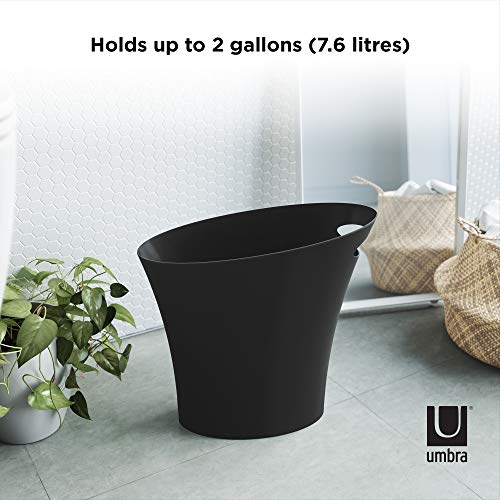 Umbra Skinny Sleek & Stylish Bathroom Trash, Small Garbage Can