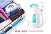 Steamer for Clothes Mini - Portable, Handheld Garment Steamer for Travel and Home - No Spitting, Works at All Angles - Best Ironing Steamer for Clothing (Black)