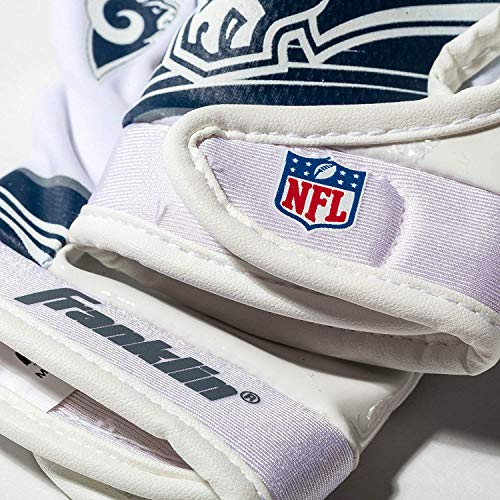 Franklin Sports Los Angeles Rams Youth NFL Football Receiver Gloves