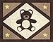 Sweet Jojo Designs Chocolate Teddy Bear Floor Rug
