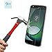 (3-Pack) Compatible with for Moto Z Play Tempered Glass Screen Protector, Akwox Ultra thin [0.3mm 2.5D High Definition 9H] Premium Clear Screen Protective Film For Motorola Moto Z Play Droid