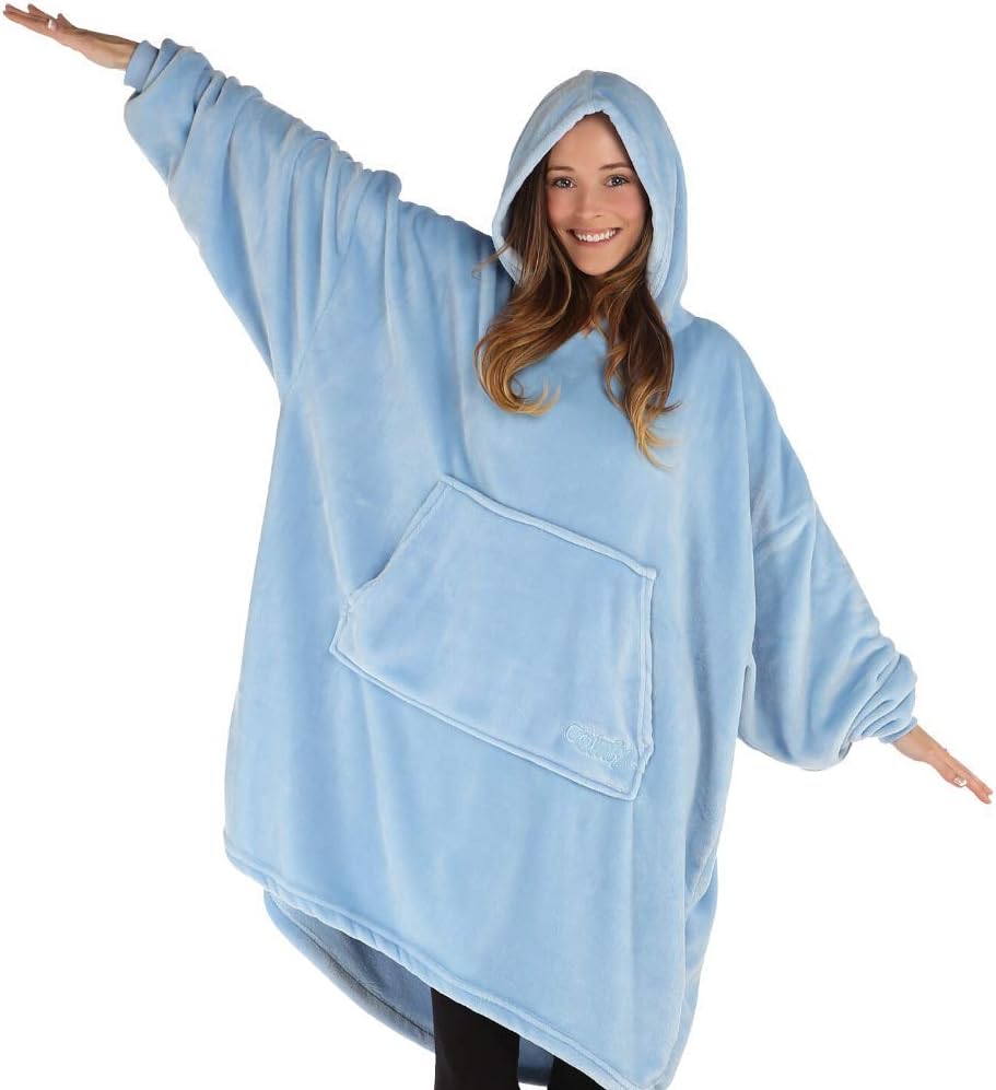 THE COMFY | Oversized Lite Microfiber Wearable Blanket, One Size Fits All, Shark Tank