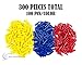 300 PCS Red Blue Yellow Vinyl Butt Connector 22-10 Gauge 12V Electrical Install