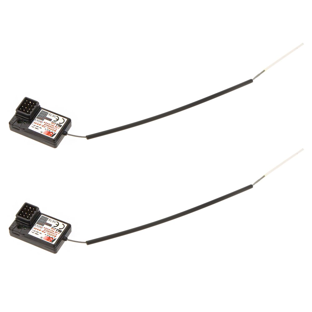2pcs Flysky FS-GR3E aFHDS 2.4G 3CH Receiver for for FS-GT2 FS-GT2B FS-GT3B FS-GT3C FZ-IT4S RC Car Boat