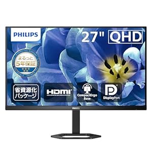 PHILIPS 液晶ディスプレイ PCモニター 27E1N5500B/11